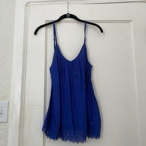 Gap blue camisole S 100% Rayon
